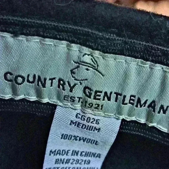 Country Gentleman Black Flat Cap, Medium - Picture 3 of 5